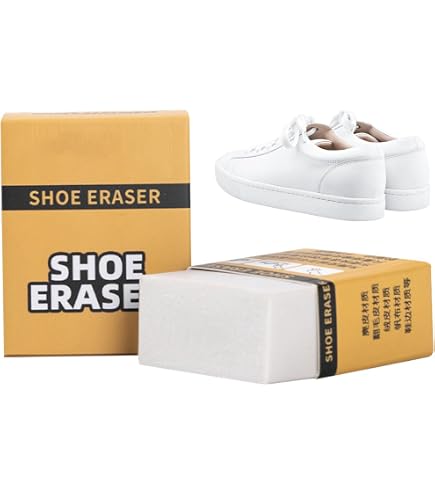 MirraSwit 3 Gomas de Borrar pour Zapatillas, Shoe Stain Remover, Borrador de Goma pour Zapatos de Deporte Blancos, Borrador de Zapatos Goma, Borrador Gamuza para Cuero, Limpieza y Cuidado del Calzado