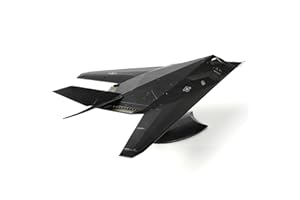NUOTIE 1/72 F-117 Nighthawk Stealth Striker Fighter U.S. Airforce Jet Model American Edwards AFB 85-831 Modello di aereo da attacco in metallo pressofuso Kit con espositore da collezione regalo per
