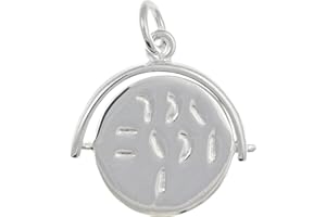 DESIGNER INSPIRATIONS BOUTIQUE I Love You Round Spinner Sterling Silver Charm Pendant– Hidden Message Love Jewellery for Women – I Love You Gifts for Her or Him – Romantic Women's Pendant – Love Gifts for Him or Her