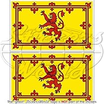2 Adesivi Vinilici Bandiera Scozia (Scottish Flag), Per Auto, Paraurti, Bomboniere, StickersWorld
