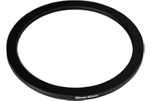 vhbw Step Down Adapter Ring Adapter filtra 95mm-82mm czarny pasujący do aparatu Agfa, Agfaphoto, Canon, Casio, Fujifilm, Kodak, Minolta, Nikon, Olympus