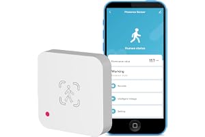 WiFi mänsklig närvarosensor – intelligent rörelsesensor med 5,8 GHz mmWave-radar, zonpositionering, appaviseringsvarningar, m