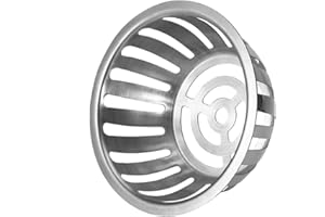 Fdit 2 pièces crépine de Filtre en Acier Inoxydable arrête Les graines de Feuilles et Autres débris Drain de Sol de gouttière pour Balcon de Jardin(125 MM)