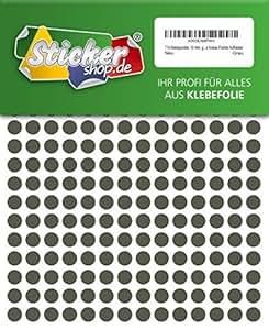 96 Klebepunkte Aus PVC - Graue Markierungspunkte (35mm) Für Innen & Außen