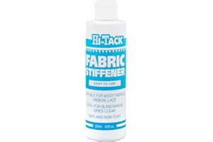 HI-TACK Fabric Stiffener 250ml – Easy-to-Use, Safe & Non-Toxic Permanent Stiffening with Built-In Sheen Suitable for Synthetic & Natural Fabrics Ideal for Blind Making Brush or Dip Application