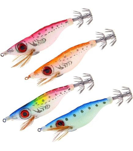 Yo-Zuri Egi AURIE-Q Search Double Glow 3.5 - Leurre Seiche Calamier - Neuf