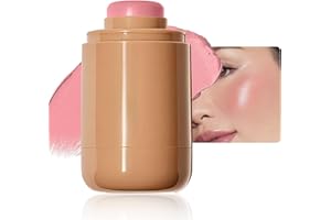 EONFAVE Pocket Blush Stick - Matt Glatt Intensive Farbe Creme Rouge Stick Für Wangen Und Lippen - Natürliches Und Leuchtendes Finish Long-Wearing Cream Blush Für Frauen Mädchen (01 Piggy, 1 Pcs)