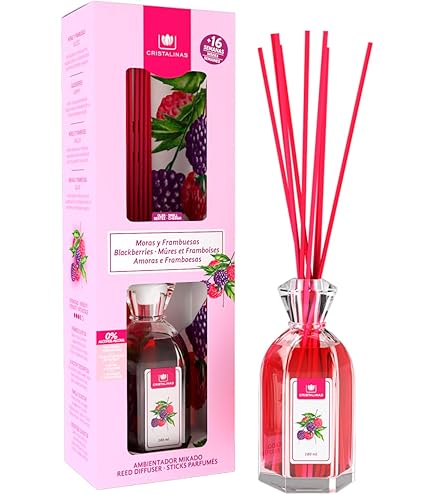CRISTALINAS | Pack 3 Ambientador Hogar Mikado Cubo de Madera | Aroma