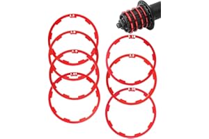 MOPZIJA 7 pcs Entretoise de Cassette de vélo Entretoise de moyeu de Volant de vélo Rondelles de Libre de vélo Réglage de vélo pédalier en Alliage daluminium pour vélo de Route et VTT（1MM-2.5MM）