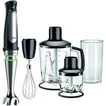 Braun Multiquick 7 Hand Blender Patisserie 750 Watts, Black