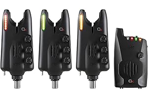 JRC Radar CX Sets Set 3+1 Détecteur de Touche Pêche Carpe Indicateur Alarme Sonore Lumineux Carnassier