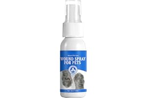 GNAUMORE Spray para Heridas para Mascotas,Cuidado de la Piel y Heridas para Mascotas,Cuidado de Heridas para Gatos,Spray para Heridas Perro,Cuidado de Heridas y Piel para Perros y Gatos