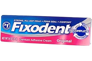 Fixodent Denture Adhesives Cream, Original 40 g (Pack of 6) by Fixodent