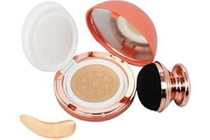 GROSPE Mushroom Head Air Cushion CC Cream Full Coverage Concealer Create Natural Nude Makeup Oil Control Moisturizing BB Cream Foundation 15 ml (2#Natural Color)