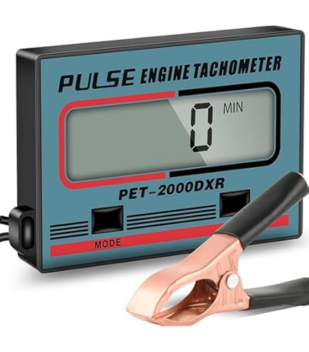 Runleader Digitale Uren Toerenteller Meter RPM Alert Achtergrondverlichting Display Batterij Vervangbaar Voor 2 4 Takt Kleine Gasmotor Gebruikt Op Grasmaaier Generator Buitenboordmotor Sneeuwscooter 3629094871