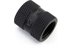 XSPC 5060175588555 - G1/4" Female to Female Rotary Fitting (Matte Black)