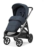 Inglesina Aptica Glam Folding and Opening Two Way Baby Stroller Resort Blue with One Hand One Move