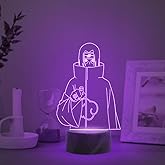 GIFTMEBAZAR 3D Illusion Anime Figure Desk Table Lamp with Automatic Color Changing Light & On/Off Touch Button | USB Powered 