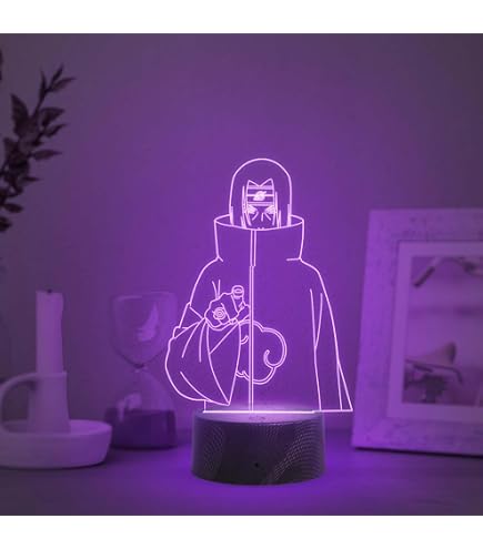 DARLING In The FRANXX Zero Two Lampada 3D Notte LED - 16 Colori Con Telecomando, Luce Da Scrivania Touch, Regalo Natale Per Fan Anime