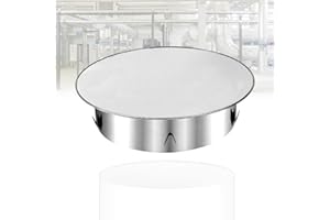 Fosoloni Schornsteinabdeckung, Kaminlochdeckel 150 mm, Rohrabdeckkappe, Kaminrohr Abdeckung für allegängigen Ofenrohre, Wandfutterdeckel Ofenrohrkapsel Rauchrohr Blindkappe