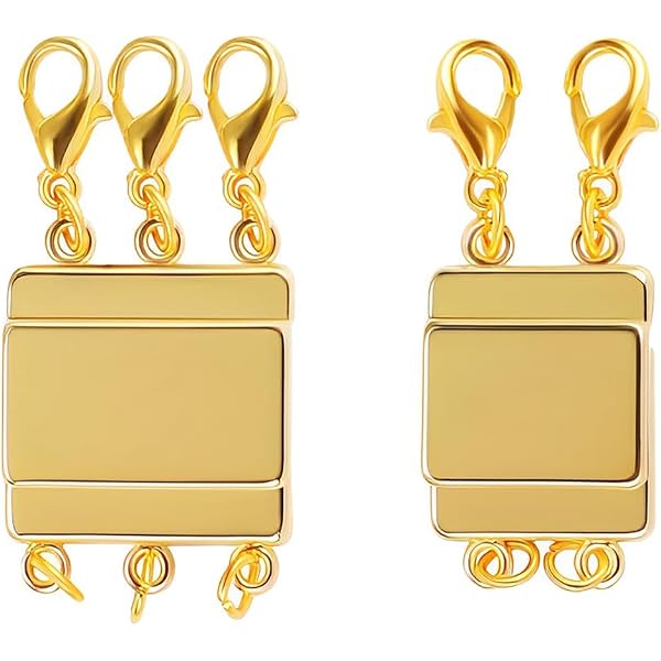 Lot De 6 Fermoirs Magnétiques Pour Superposer Les Colliers - Évite Les Emmêlements