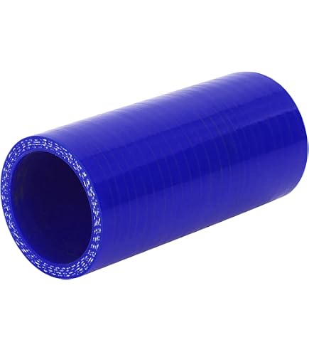 Tuyau Silicone Universel Noir/Rouge 65mm ID - 76mm Longueur 0° + Colliers De Serrage – Idéal Refroidissement Voiture & Tuning