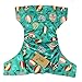 iZiv(TM) Newborn Organic Infant Waterproof/Adjustable/Reusable/Washable Pocket Cloth Diaper Fit Babies 0-3 Years(Hot Air Balloon)