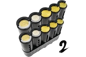 PAGAMADU Porte-monnaie avec trieur de 5 pièces 1 noir et 1 transparent Porte-monnaie de tri Convient pour Serveurs, Taxis, Vendeurs de rue, Livreurs. (2 portamonedas con clasificador)