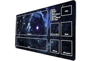 DYETEE board game starlight TCG Playmat -Starry Sky MTG Playmat - Also Great as a Mouse Pad 082 With Zones New