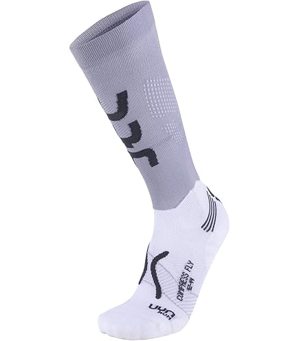 FALKE Heren Hardloopsokken RU Compression Energy M Kh functioneel materiaal met compressie 1 paar, Zwart Black 3000 - Kuitomtrek 3, 43-46 W3