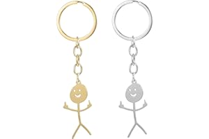 Ouligay Mittelfinger Schlüsselanhänger Lustig Mittelfinger Geschenk für Frauen Adventskalender Füllung 2025 Weihnachtsgeschenke Kleinigkeiten Kleine Geschenke für Frau Männer Beste Freundin Damen