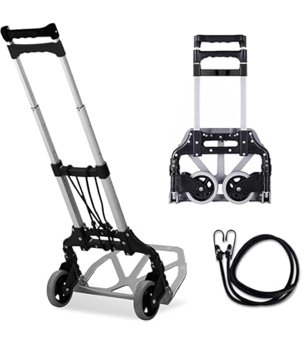 Relaxdays Foldable Folding Sack Truck Durable Trolley Holds Up To 60 Kg
