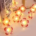 Guirlande Lumineuse LED Fantes En Roses - 2m - 20 LED - Alimentation Piles - Décoration Fête