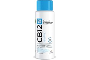 ‎CB12 CB12 Sensitive – Erfrischende Mundspülung für empfindliche Zähne – 12- Stunden-Wirkung – 500 ml