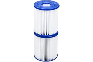 Bestway | Pool Filter Cartridge Type I, 2 Pack Cartridges Filter for Cleaner and Healthier Pool Water, Replacement Filter for