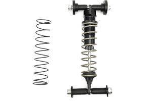 ODO Luck Schwarzer Dämpfer Mod Verbesserung + Harte Feder für Fanatec CSL Drossel/Kupplung/Non-LC (Load Cell) Pedal, Stoßdämpfer Mod Verbesserung, Modifikationszubehör, kühnes Design mit stärkerer