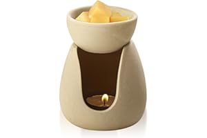 FYting Duftlampe für ätherische öle,Duftlampe Teelicht,Keramik Diffusor für ätherische Öle, Aromatherapie Ofen, Kerzenlampe, Kerzenhalter Für Halloween, Weihnachten, Geburtstag