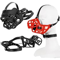BDSM Gag Mouth Extreme with Ball Gag and Muzzle Cage, Sex Bondage ...