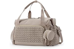SUYUKU Multifunktionale Wickeltasche, große Kapazität, Schultertasche mit Schnulleretui für Mutterschaft und Baby, Wickeltasche, Reisen, Strand