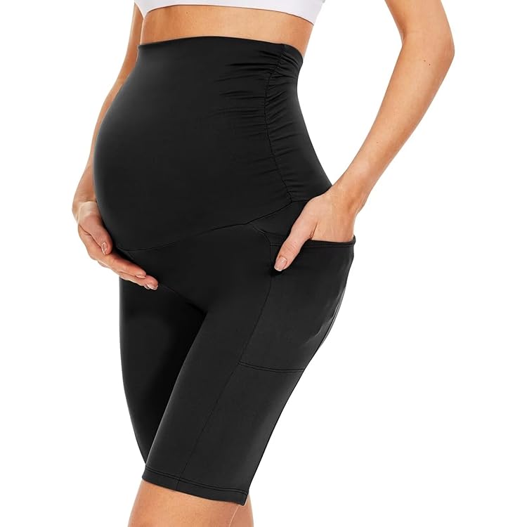 Umstandshosen Damen Sommer - Bequeme Schwangerschafts Hose Mit Taschen