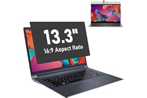 ‎SOPPY SOPPY Blickschutzfilter, 13,3 Zoll Laptop Blickschutzfolie, Laptop Screen Filter Datenschutzbildschirmfilter mit Sichtschutz, Anti-Blaulicht und Blendschutz (16:9, 294 x 166 mm)