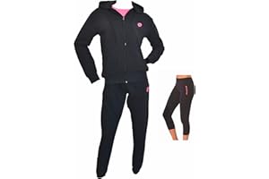 Lotto Tuta Donna Estiva 2 PEZZI + T-SHIRT OMAGGIO - Tuta Donna Completa Cotone 4 Stagioni Rosa