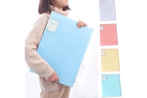 UGIF Diamond Painting Aufbewahrungsbuch, A3 30 Pags Painting Storage Book Clear Pockets Sleeves Protectors Art Portfolio Book for Painting Presentation, Solid PräSentationsordner Aus Pp