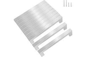 KEWUZY Tiradores para muebles, 10 unidades, color negro, distancia entre orificios de 160 mm, tiradores de cocina, de acero inoxidable con cuarenta tornillos, tiradores de puertas de armario,