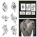 Tattify Floral Temporary Tattoos - A Rose by Any Other Name (Set of 12)