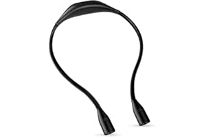 omitium Lámpara LED de lectura, cuidado de los ojos, lámpara LED de cuello con 3 colores de luz para leer, recargable, lámpara de libro para leer, tejer, camping, reparar, batería de 1000 mAh [clase