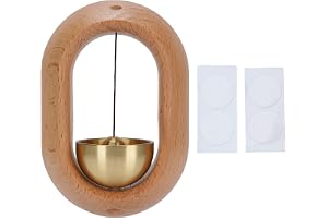 Butiksinnehavare Klocka för Dörröppning, trä Dörr Klocka Hängande Dörr Klocka Jingle Klockor Metall Dörrklocka för Hem Kylskå