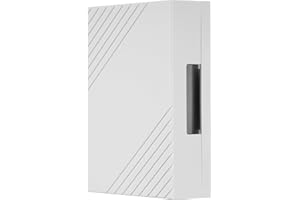 REV Ritter 514860555 Sonnette mécanique avec 2 mélodies Blanc