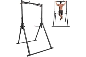 Pull up-stång, Power Tower med 2 nycklar, max 200 kg, justerbar höjd 1,75–2,3 m, pull-up-stång för vuxna eller barn för tillv