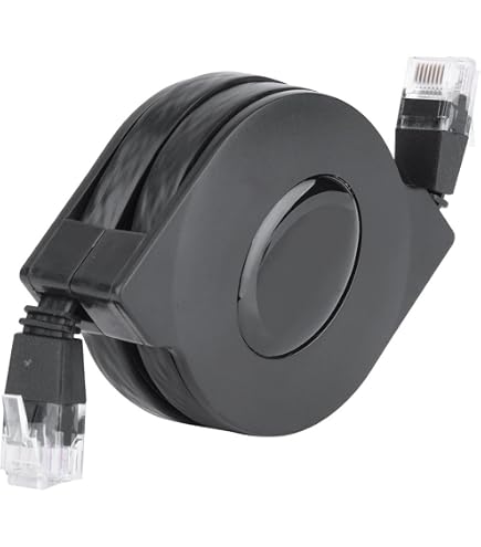 CAT6 UTP Ethernet Verlängerungskabel 1m – Kupfer, RJ45 Stecker/Buchse, Schwarz